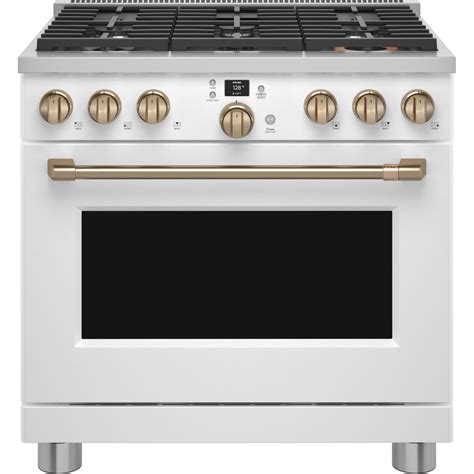 cafe 36 gas range white